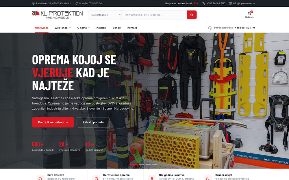KL Protektion web shop