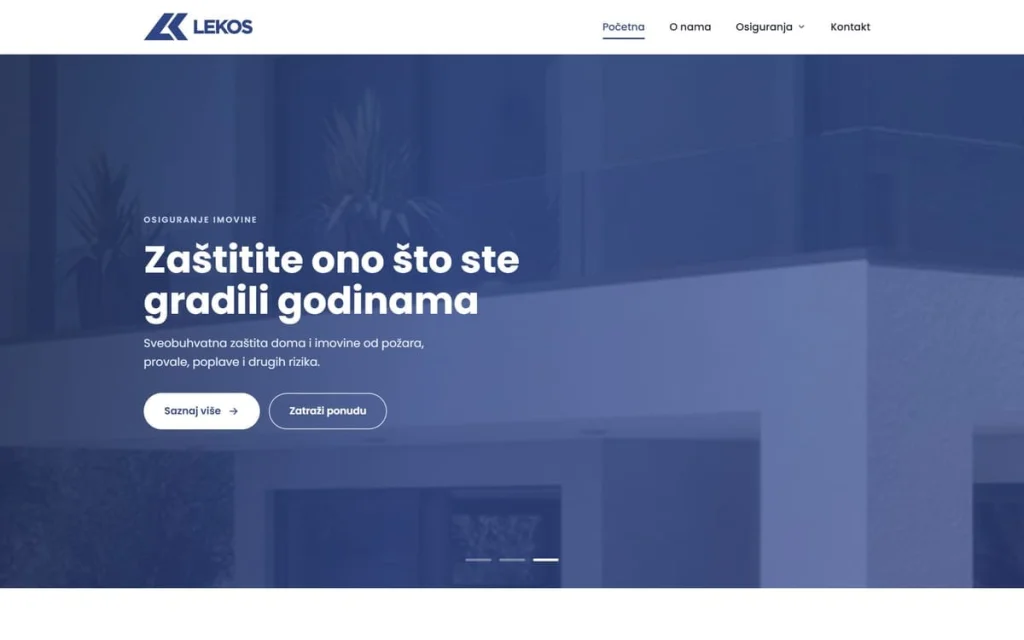 Lekos web stranica